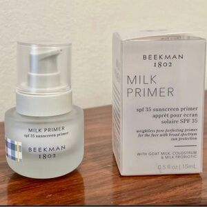 Beekman 1802 Milk Primer SPF 35 with Cream and Gray Accents